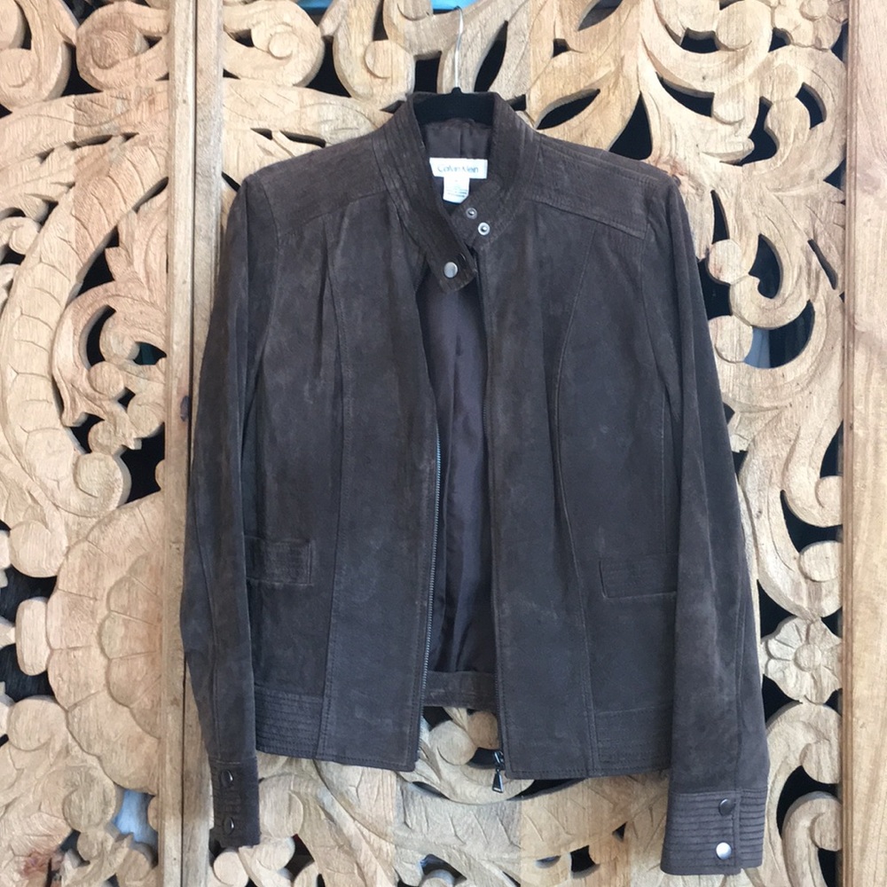 Calvin Klein leather jacket
